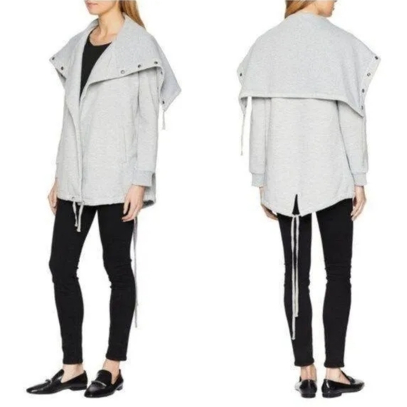 Blank NYC Jackets & Blazers - BLANKNYC Salt And Pepper Open Sweatshirt Jacket Size Small